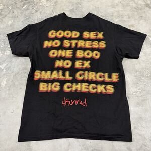 4 Hunnid Good Sex Black Tee Men Adult Size Medium Streetwear